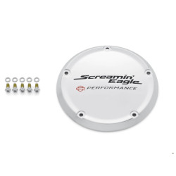 PartzBiz HD 95989 - Screamin’ Eagle Derby Cover 25701408 Chrome M8, Softail