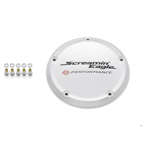 PartzBiz HD: 5000456-Screamin’ Eagle Derby Cover 25701408 Chrome M8, Softail