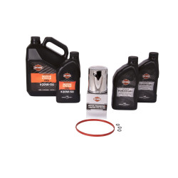 PartzBiz HD 104000 - Service Package M8 Touring From 2017, Chrome Oil Filter