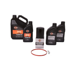 PartzBiz HD 103999 - Service Package M8 Touring From 2017, Black Oil Filter