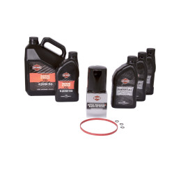 PartzBiz HD 103995 - Service Package Twin Cam Softail Up To 2017, Black Oil Filter