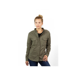 PartzBiz HD 89061 - Motoshirt Women Olive Xtm-Fiber Jdl8003 Motorcycle Jacket