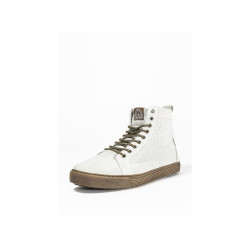 PartzBiz HD 89136 - Neo White Brown Jdb1063 Motorcycle Sneakers