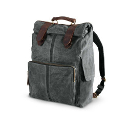 PartzBiz HD 83914 - Original Waxed Canvas Sissy Bar Backpack Bag *93300117*