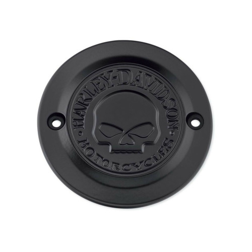 PartzBiz HD: 5001037-Timer Cover 25600089 Willi G. Skull Collection Black Sportster