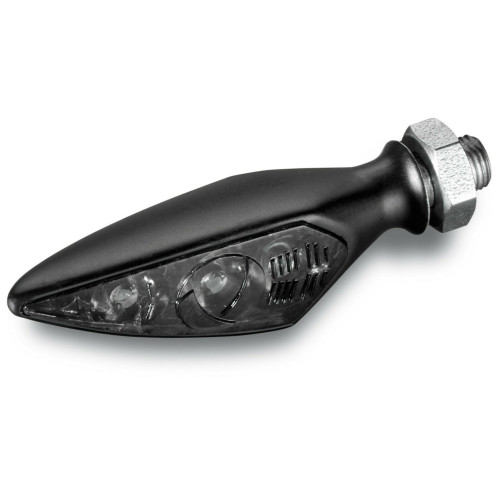PartzBiz HD: 5001060-Ricks Harley Turn Signal Rhombus-S Black / Clear Vr/Hl