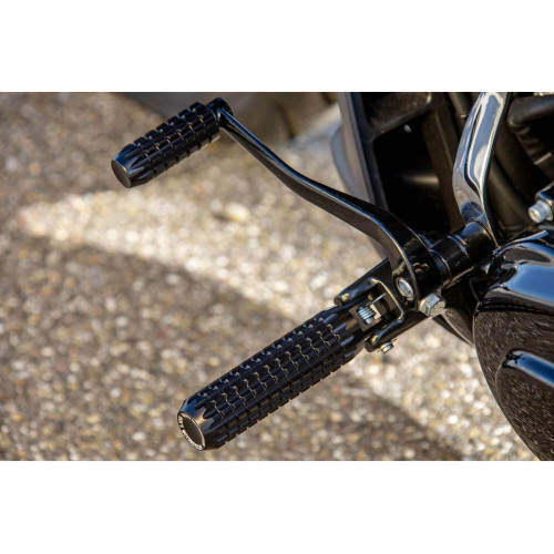 PartzBiz HD: 5500010-Rider Pegs, AK 4.7, Black, Softail M8 Since 2018 + Sportster S