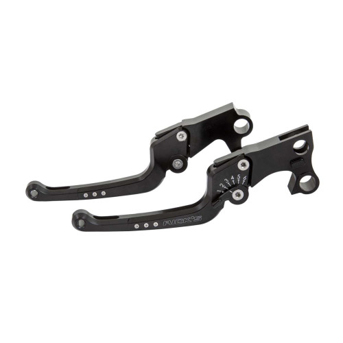 PartzBiz HD: 5500228-Adjustable Levers Good Guys Black, Softail 2015-2017 PartzBiz HD: 5500228-Adjustable Levers Good Guys Black, Softail 2015-2017