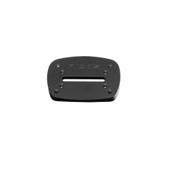 PartzBiz HD 104692 - License Plate Mounting Adapter Touring St, Matt Black