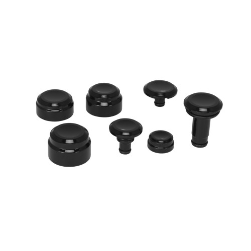 PartzBiz HD: 5500766-Kit, Complete, Without Rick’s Logo For Softail Fat-Bob Since 2018 Axle Cover Front & Rear, Swingarm Axle Cover, Nut Cover Shock ABSorber PartzBiz HD: 5500766-Kit, Complete, Without Rick’s Logo For Softail Fat-Bob Since 2018 Axle Cover Front & Rear, Swingarm Axle Cover, Nut Cover Shock ABSorber