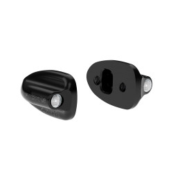 PartzBiz HD 104368 - Kit Left And Right, Made For Oem Turn Signal Mount Softail St Fairing Incl. Kellermann Atto Integral And Load Equalizer