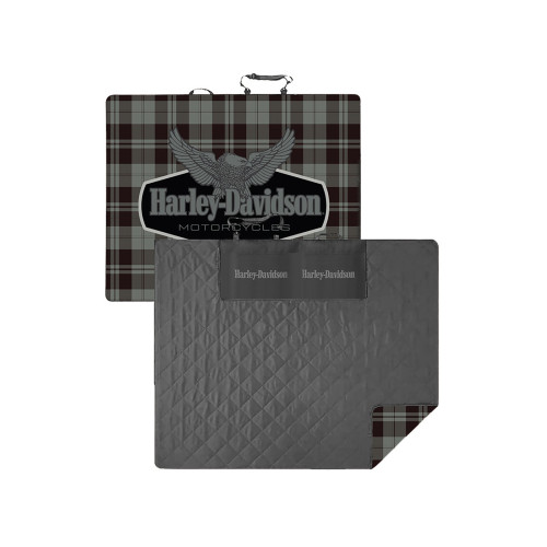 PartzBiz HD: 5001239-Harley-Davidson Picnic Blanket PartzBiz HD: 5001239-Harley-Davidson Picnic Blanket