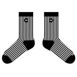 PartzBiz HD 111573 - Long Stripes Lt C604029 Socks