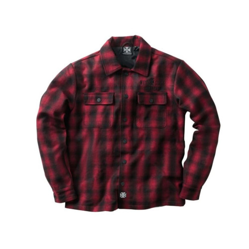 PartzBiz HD: 5902555-Wool Lined Plaid Shirt Wccjs046Rd Shirt Jacket PartzBiz HD: 5902555-Wool Lined Plaid Shirt Wccjs046Rd Shirt Jacket