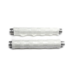 PartzBiz HD 100-0110 - Rinehart 2.5” Quiet Baffle 4” True Duals Slip Ons Mufflers Harley 95-16 Touring