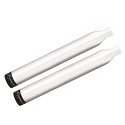 PartzBiz HD 500-0202 - Rinehart 3” Chrome Slip-On Mufflers Exhaust Pipes Harley Softail FLST FLS 07-17