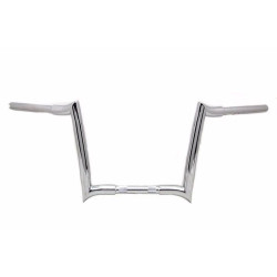 PartzBiz HD 25-0729 - 1.25” Chrome 12” Monkey Bagger Bars Bar Apehanger Handlebars Harley Touring FLST