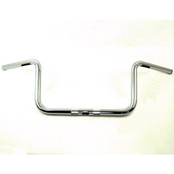 PartzBiz HD 25-0876 - 1” Chrome 9 1/4” Handlebars Ape Hanger Bars Harley Touring Bagger Dresser 96-17