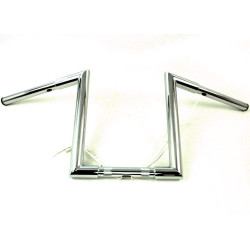 PartzBiz HD 25-0754 - 14” 16 1 1/4 Z Bars Apes Hangers Knurled Drilled Handlebars Harley Bobber Custom