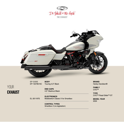 PartzBiz HD: EP-152785-NC-CVO Road Glide ST - Slashcut Black